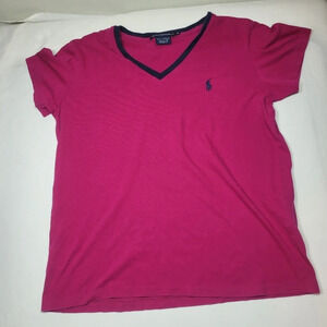 Ralph Lauren Sport Purple Short Sleeve sz M